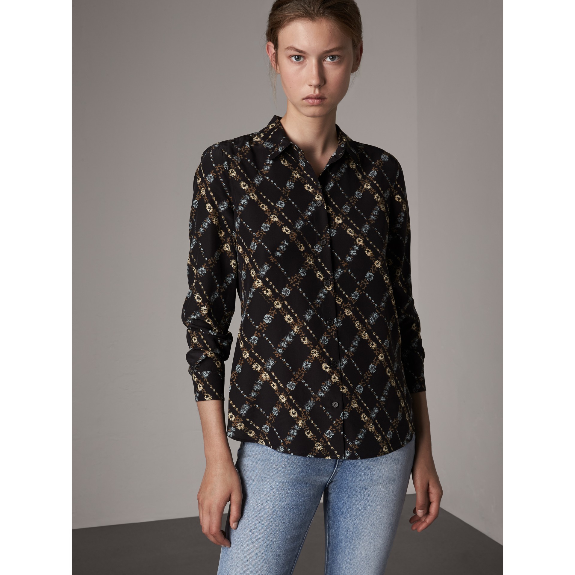 lattice weave shirt