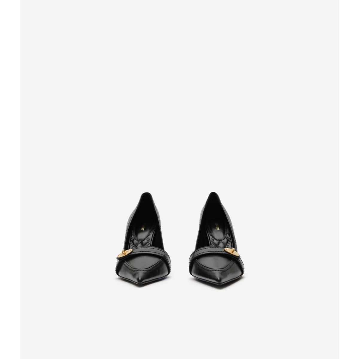  Check Leather Cotswolds High Pumps