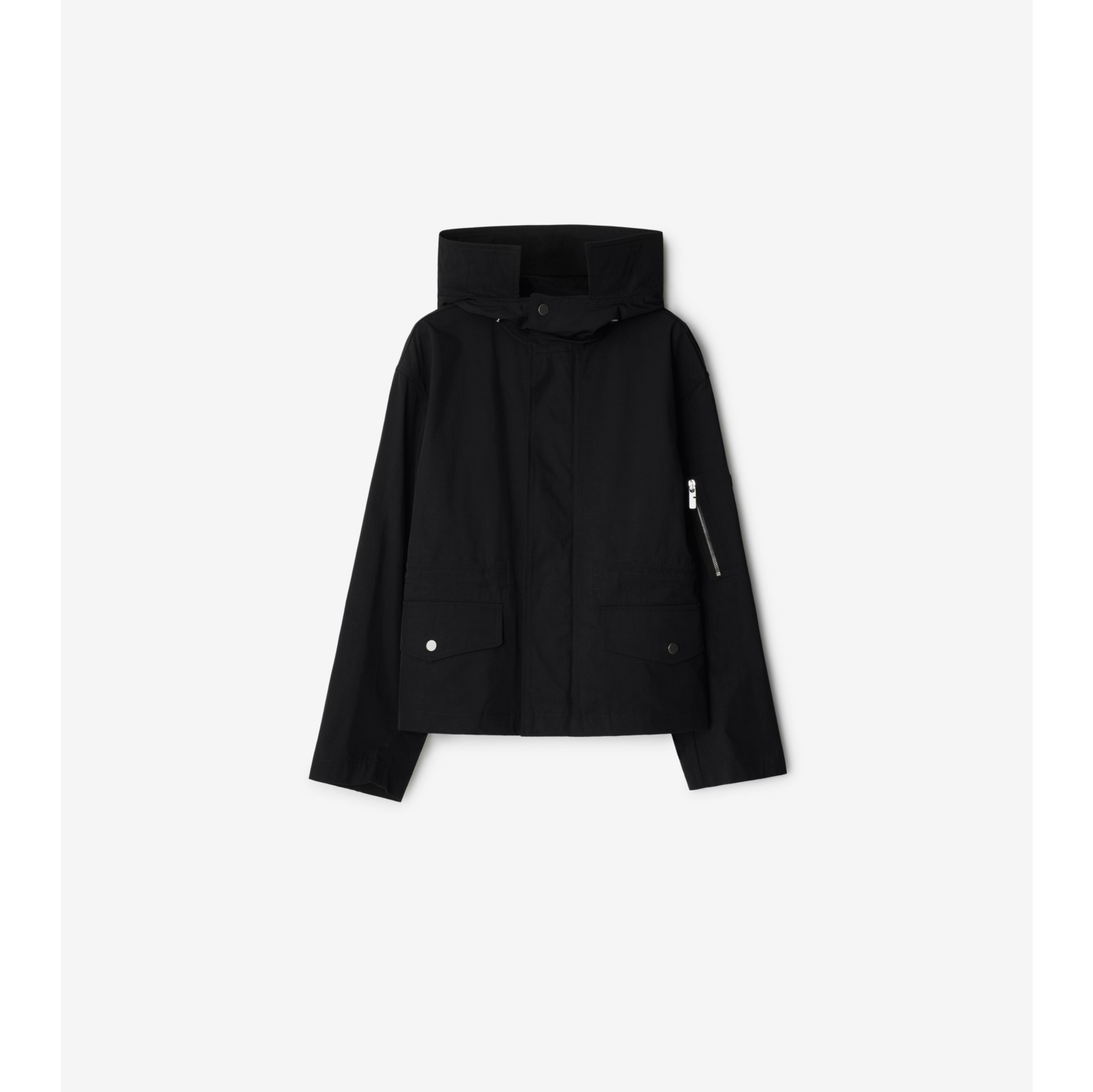 Short Nylon Cotton Parka