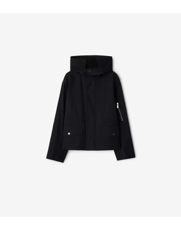 Short Nylon Cotton Parka