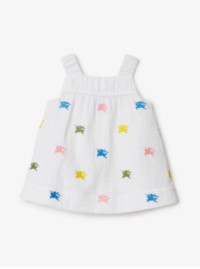 Bébé portant une robe et un bloomer en coton EKD