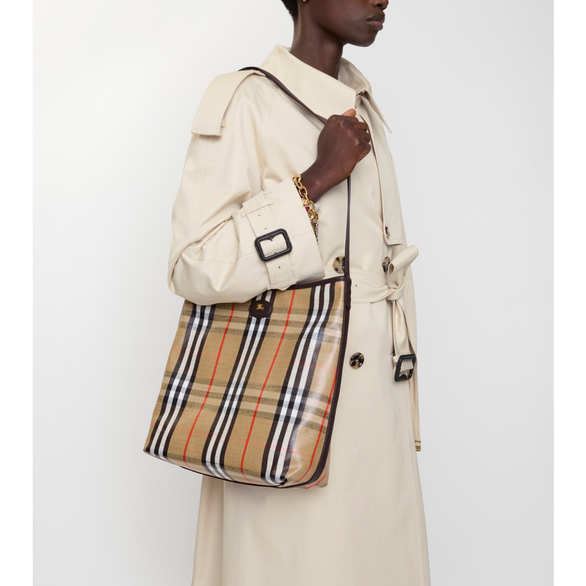  Check Small Highlands Shoulder Bag