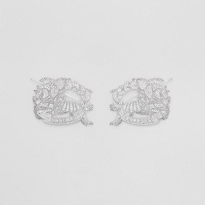 Crystal EKD Palladium-plated Earrings