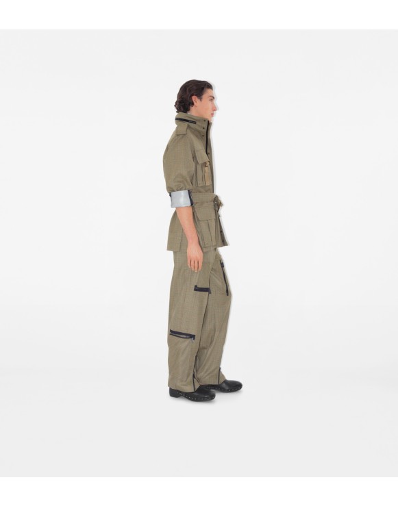 Pantalon en laine Check