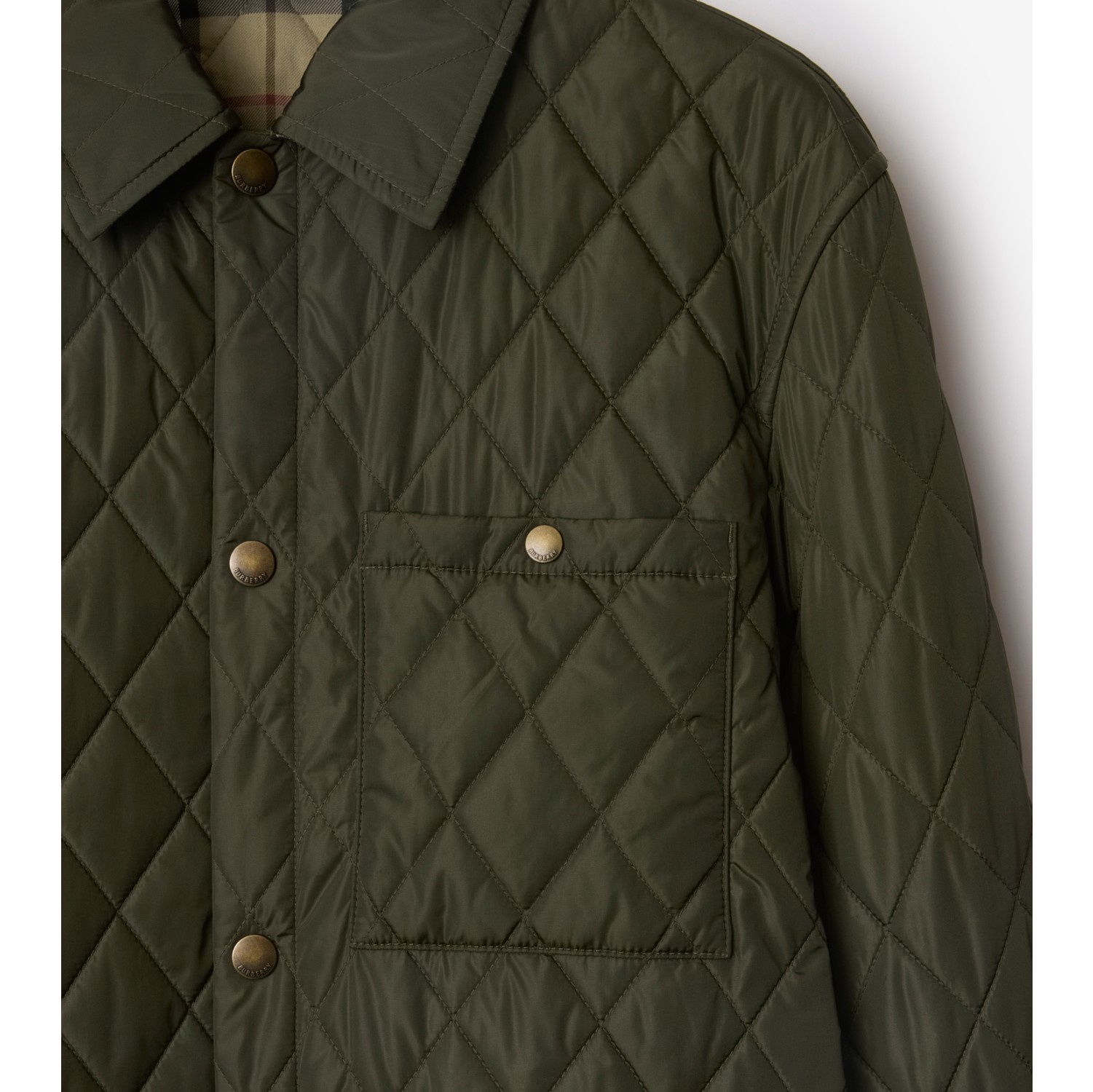 Quilted Nylon Overshirt