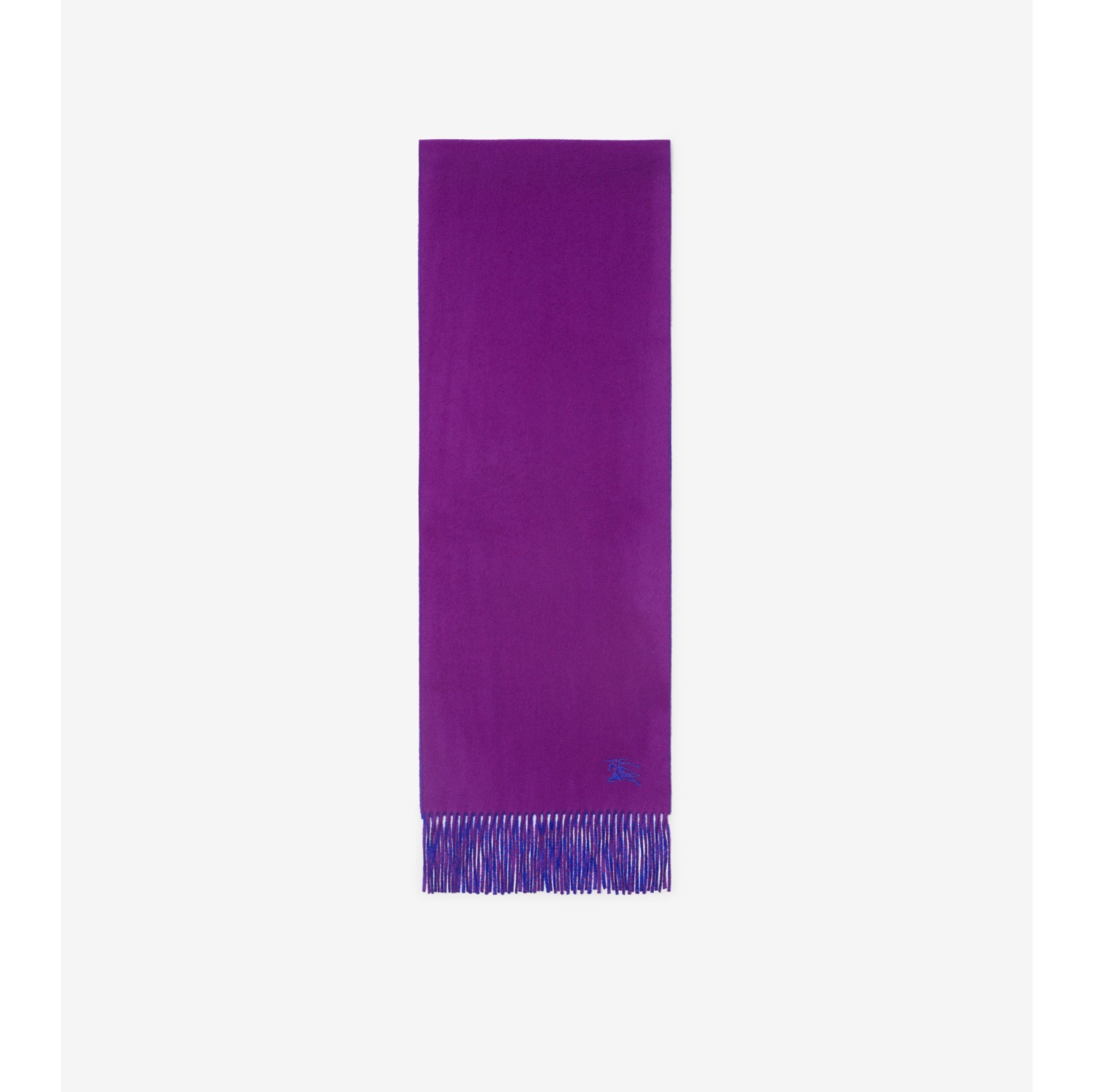 EKD Cashmere Reversible Scarf in Thistle/knight | Burberry® Official