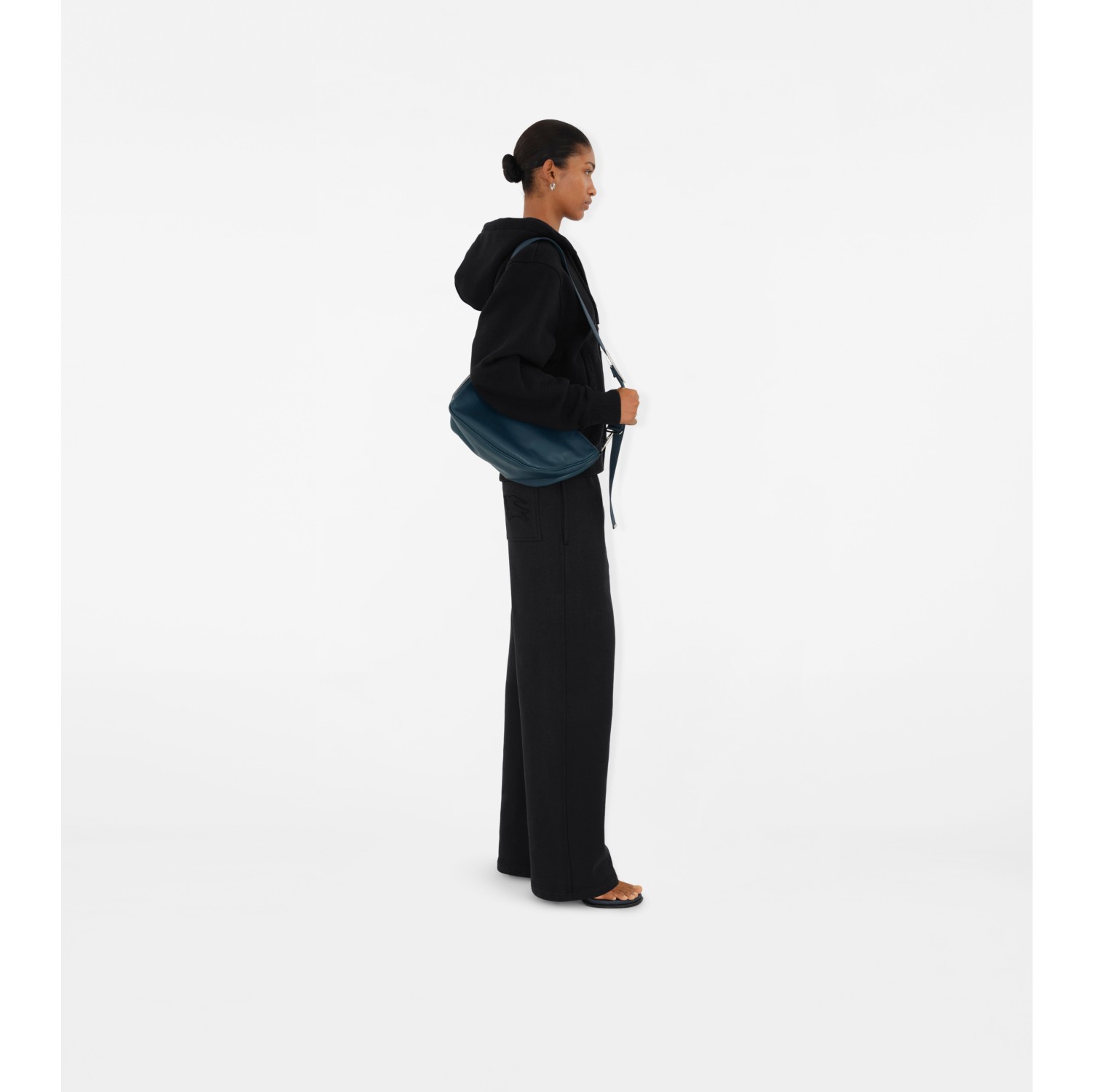Cotton Track Pants in Black Women Burberry® Official