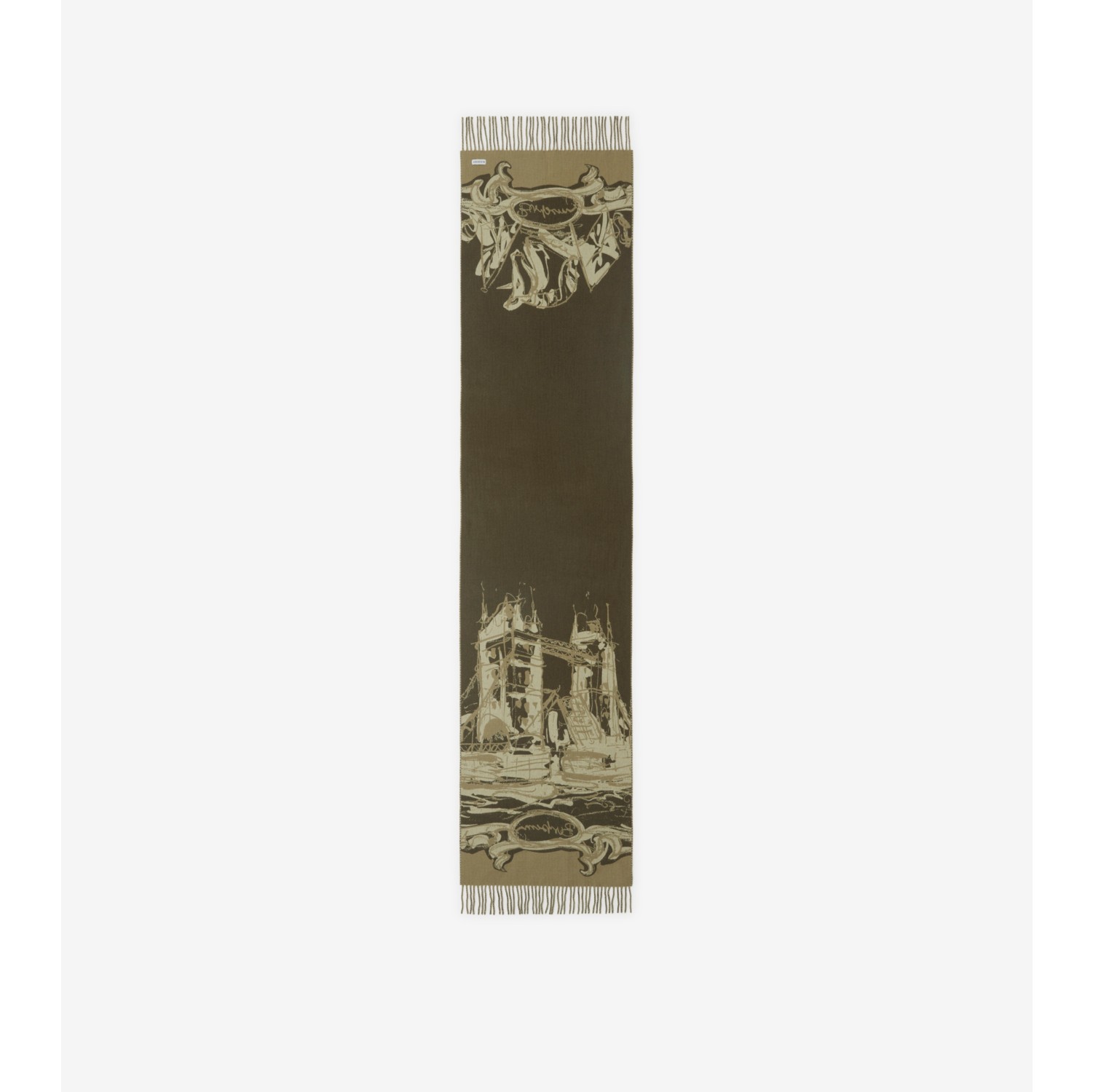 Sciarpa in cashmere con Tower Bridge