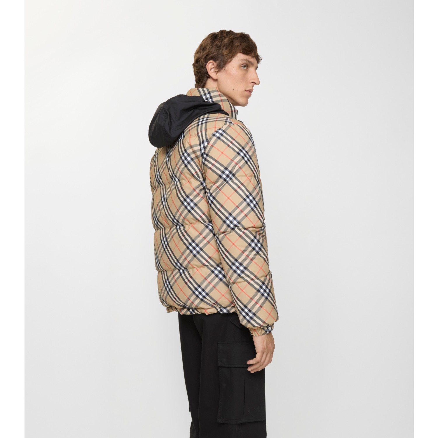 Reversible Check Puffer Jacket