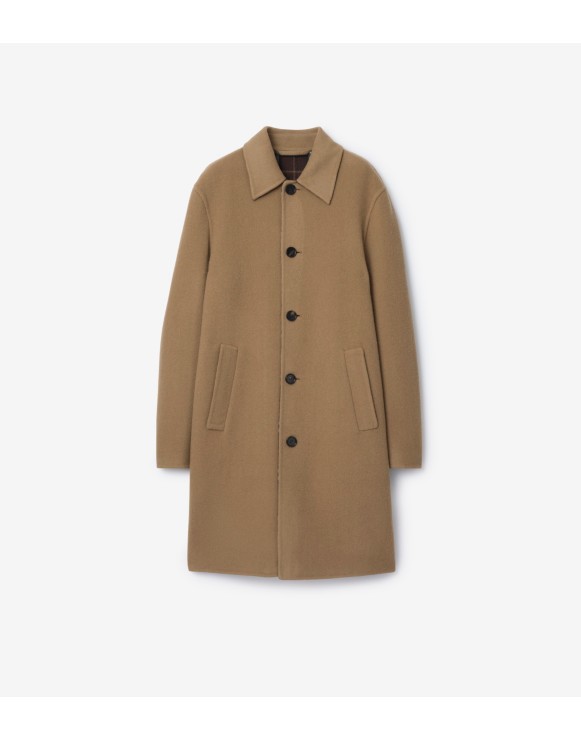 Mid-length Wool Car Coat