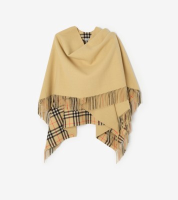 Wool Cape in Sand beige | Burberry® Official