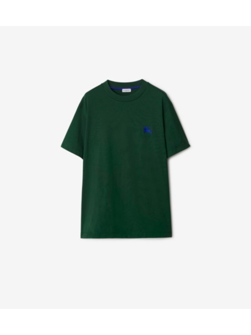 Shop Burberry Cotton T-shirt In Ivy