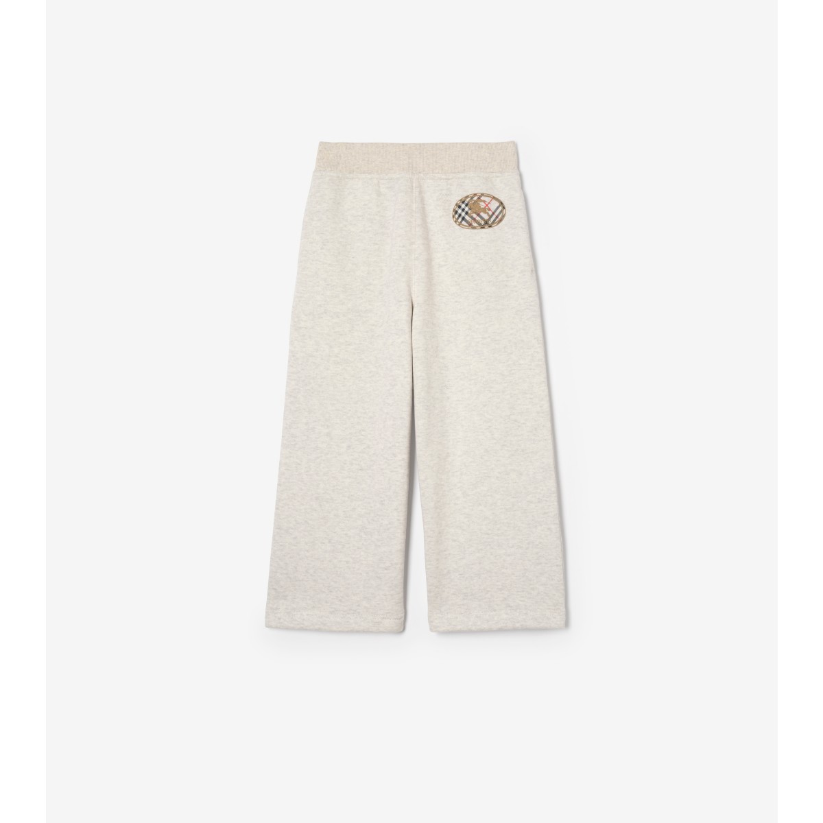 Check Knight Stamp Cotton Jogging Pants