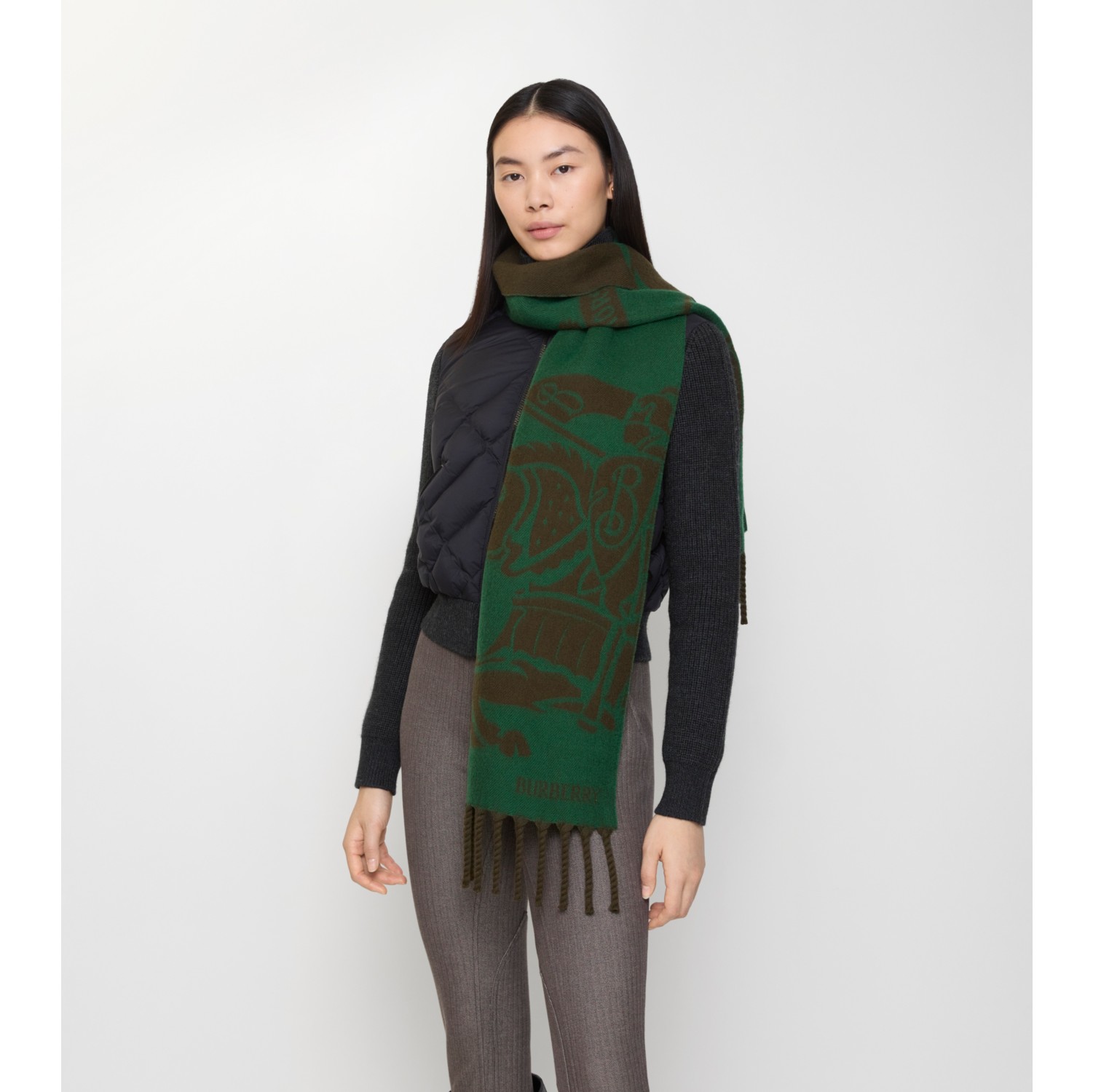 Reversible EKD Wool Scarf