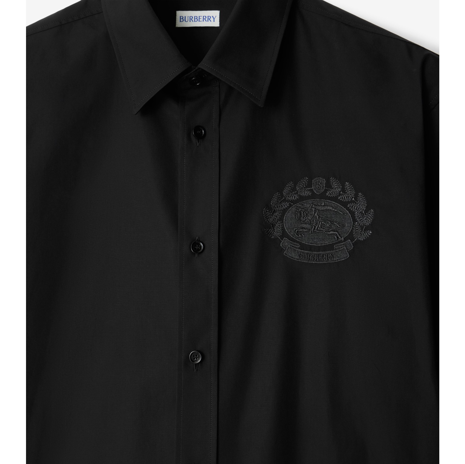 EKD Cotton Shirt in Black Men Burberry Official