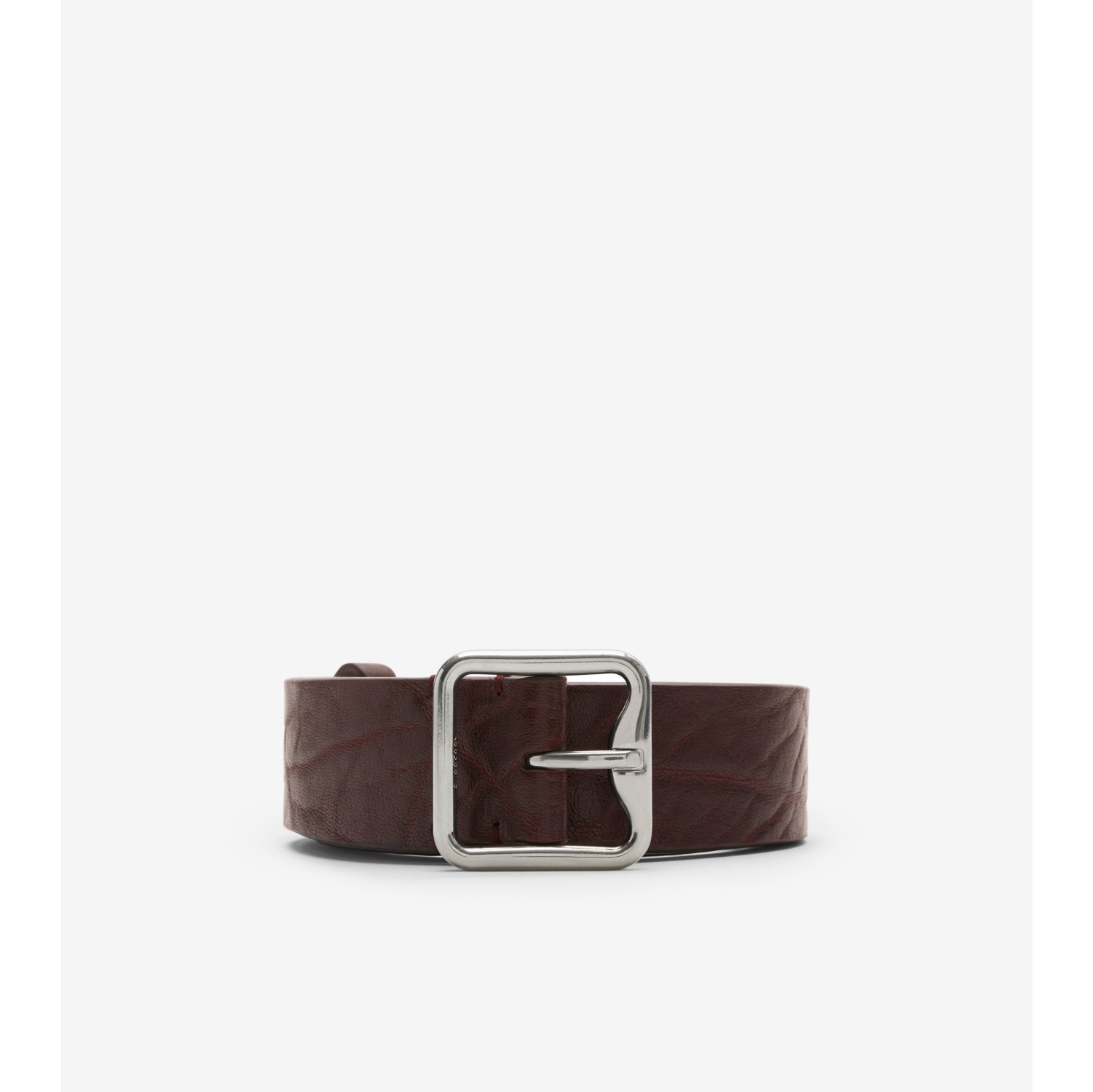 Burberry Leather B Buckle Belt , Size: 100