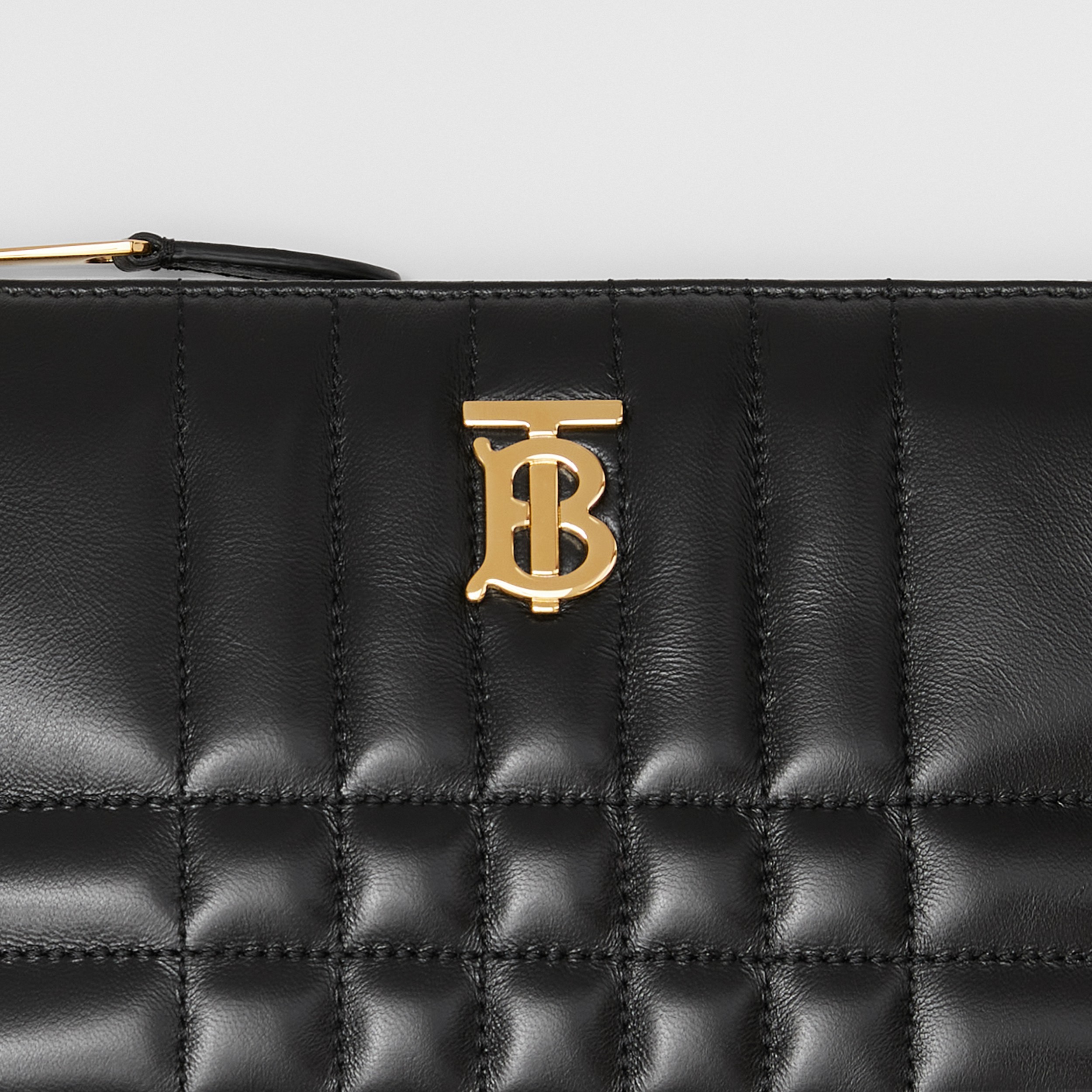 Quilted Lambskin Lola Twin Pouch in Black - Women | Burberry® Official - 2