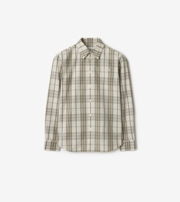 Regular Fit Check Cotton Shirt - Women | Burberry® Official