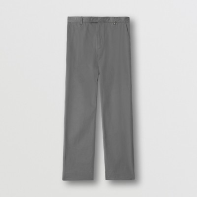 Monogram Motif Stretch Cotton Twill Chinos