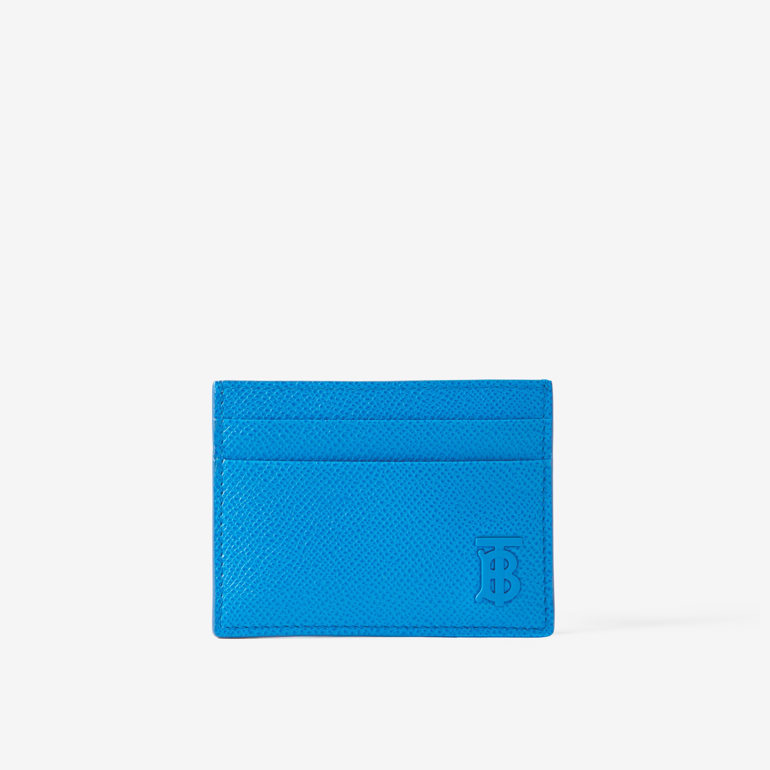 Grainy Leather TB Card Case in Vivid Blue - Men | Burberry® Official - 1