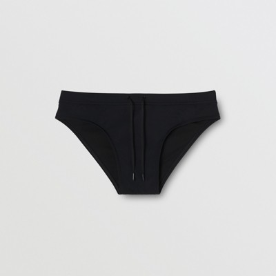 black swim brief mens