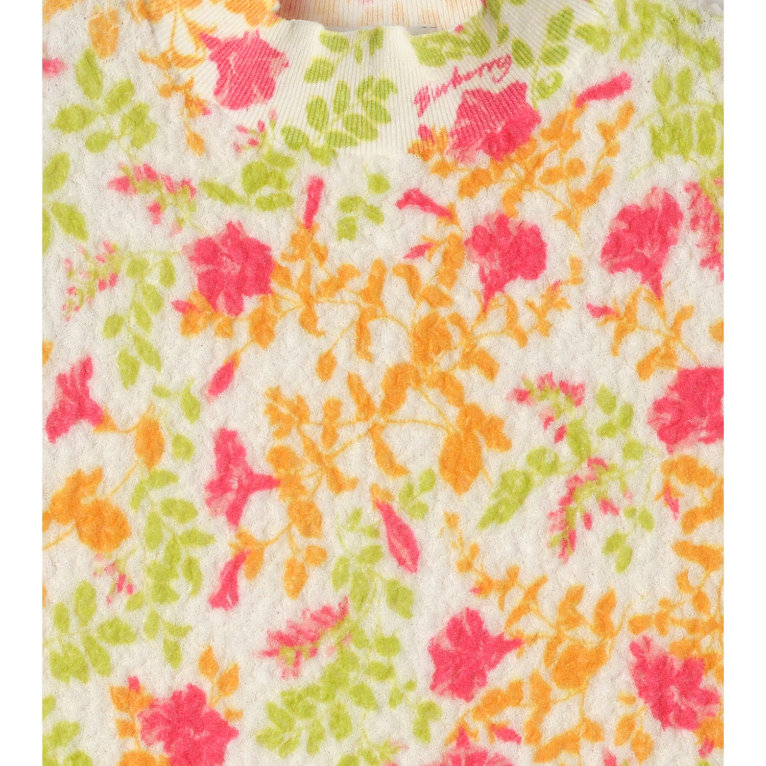 Floral Cotton Blend Top - thumbnail 4