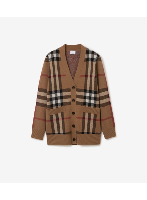 の通信販売 Burberry 22aw ロングニット サンドベージュ カーディガン