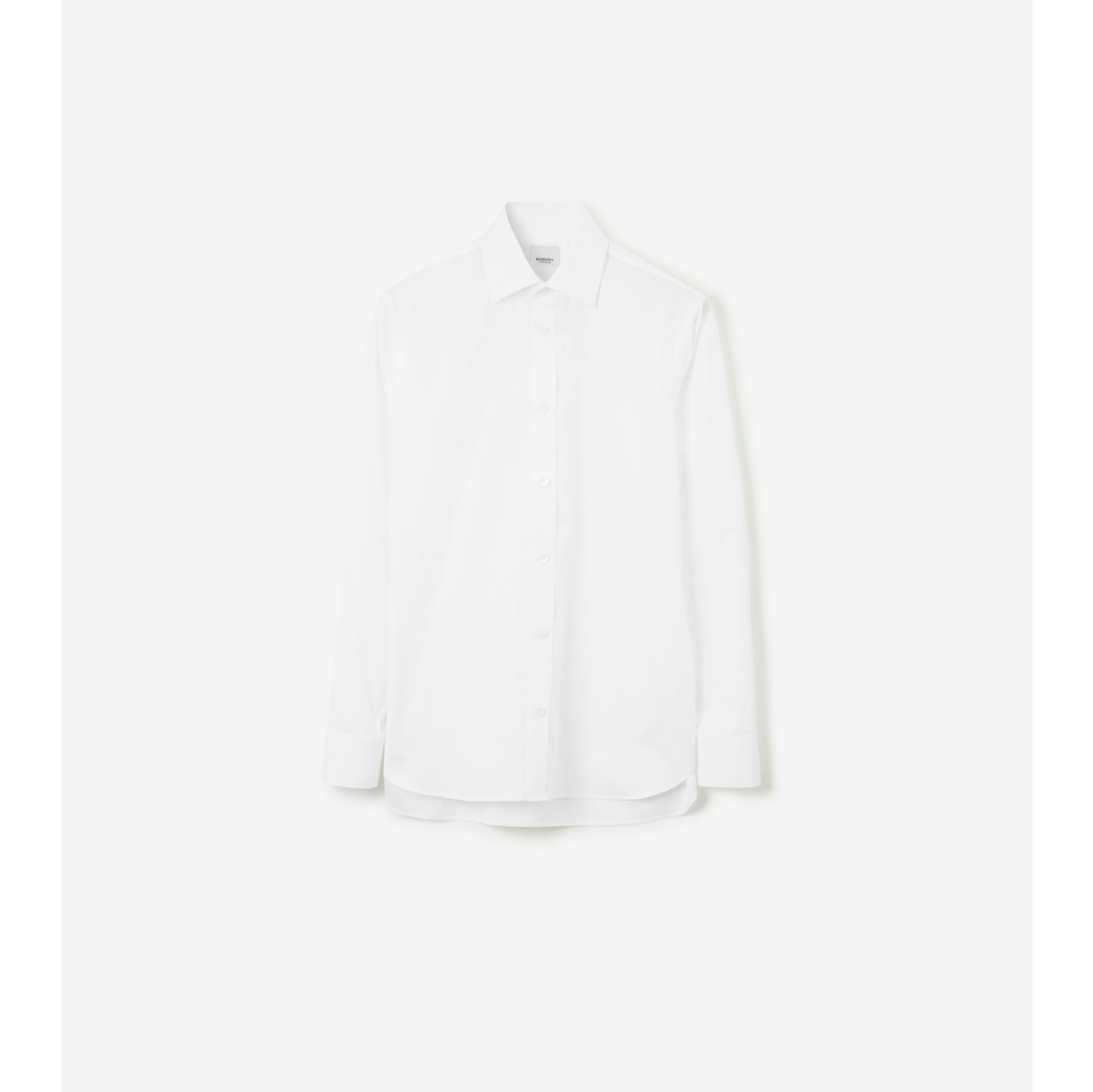 White burberry 2025 button up