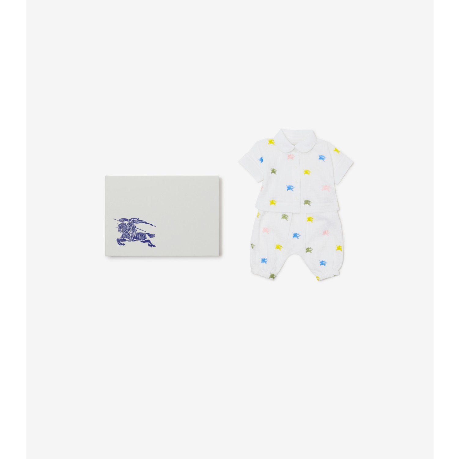 Coffret cadeau deux pièces en coton EKD pour bébé