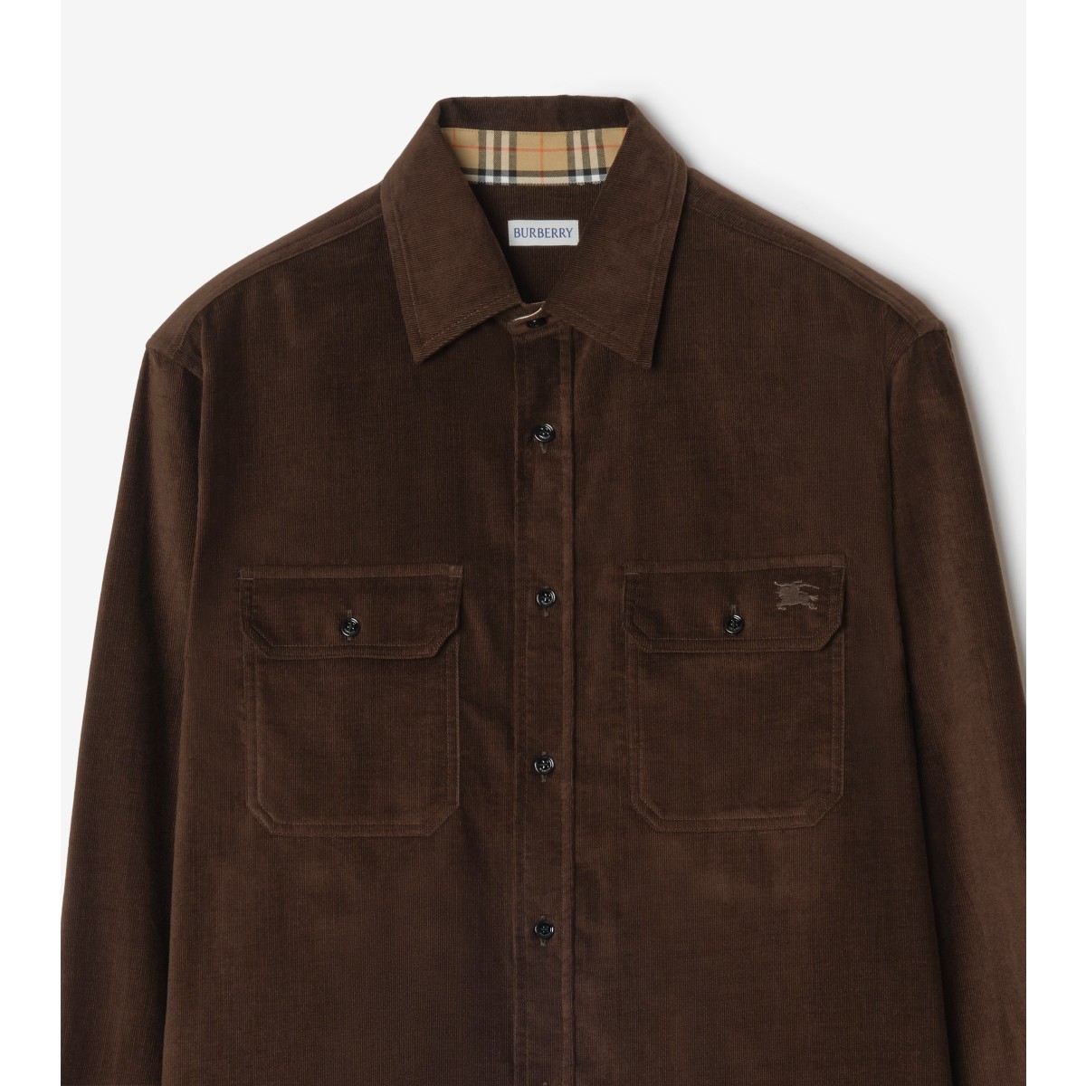  Check Corduroy Overshirt