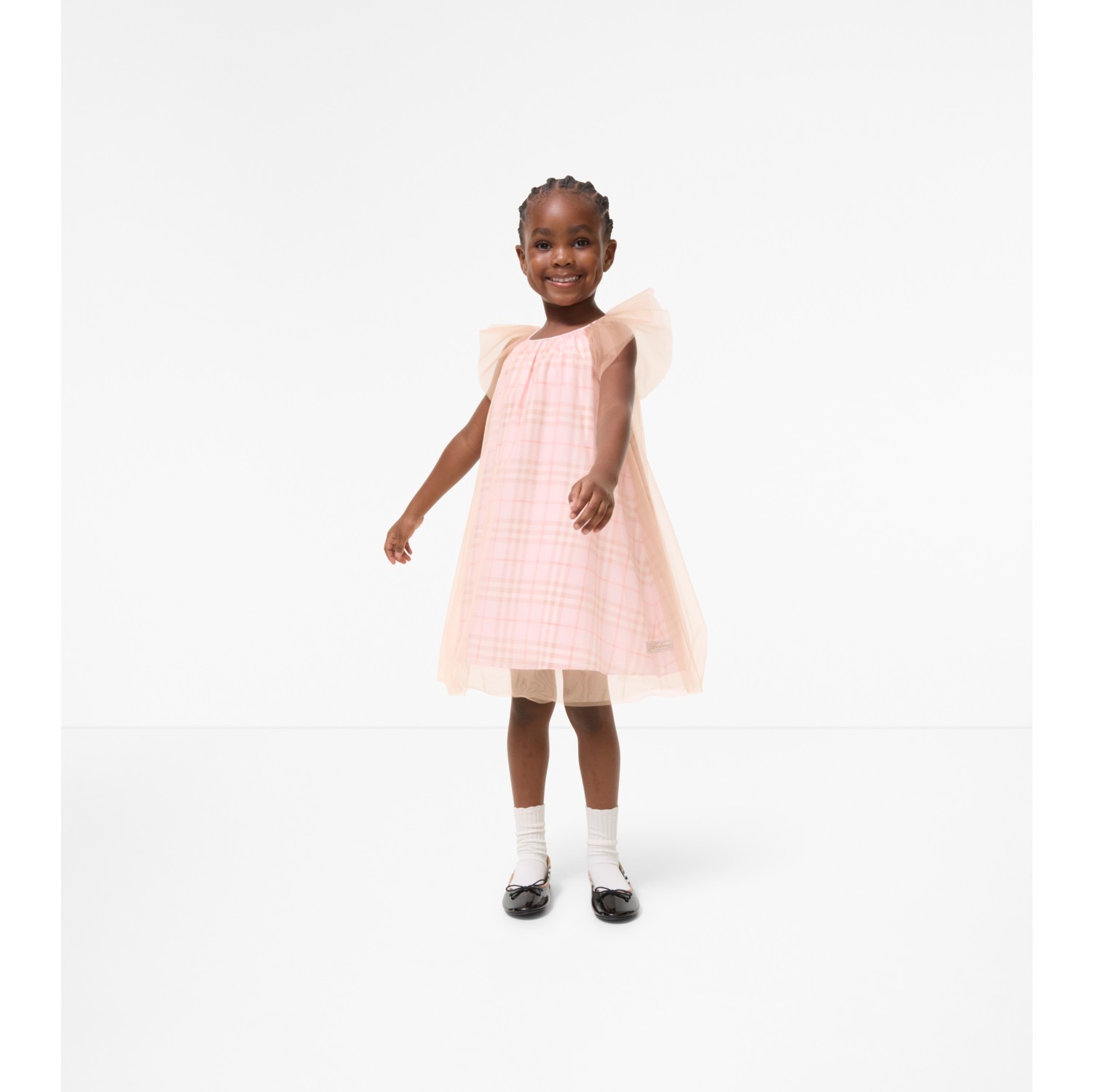 Silk Check Dress