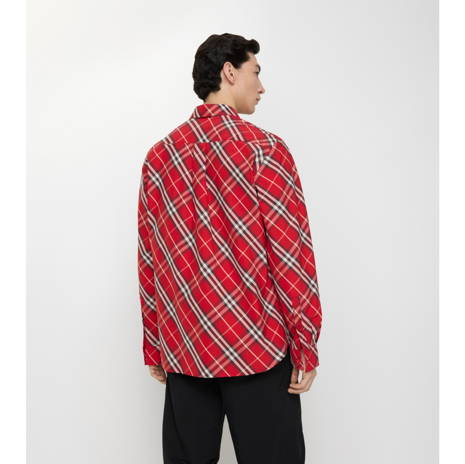 Relaxed Fit Check Cotton Shirt