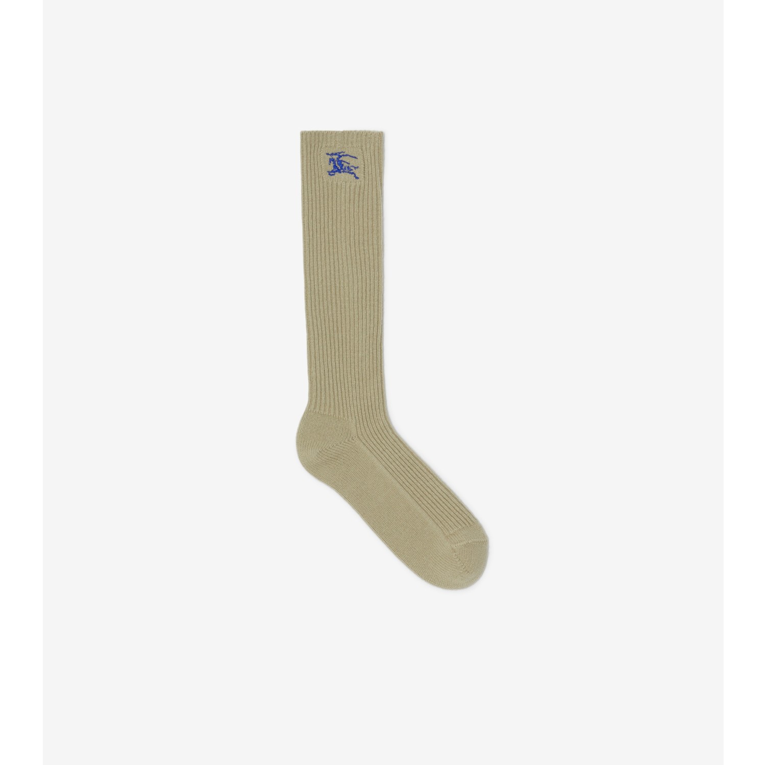 Ribbed Cashmere Blend Socks