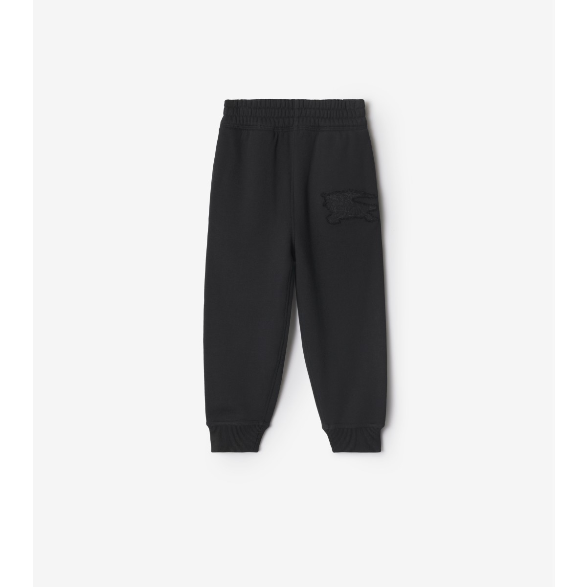 Burberry Kids'  Childrens Ekd Cotton Jogging Pants In Black