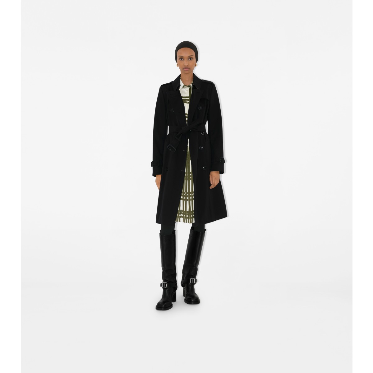  Check Long Chelsea Heritage Trench Coat