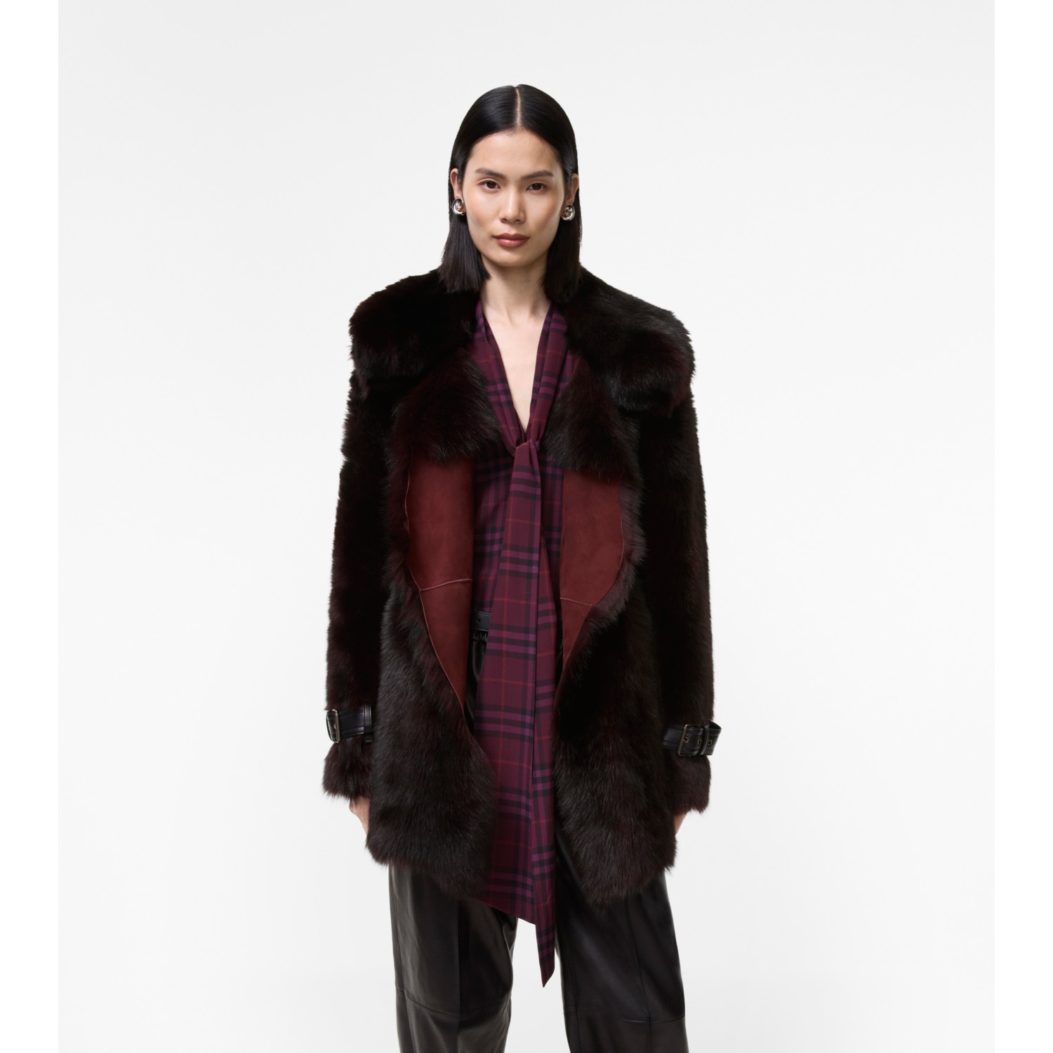 Short Shearling Linley Coat - thumbnail 2