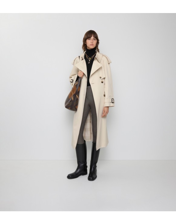 Long Gabardine Fitzrovia Trench Coat
