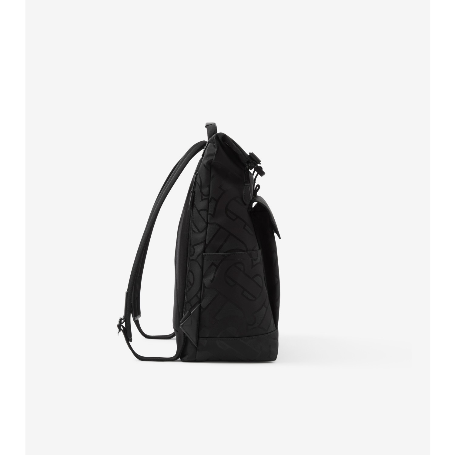 Monogram Jacquard Backpack in Black - Men