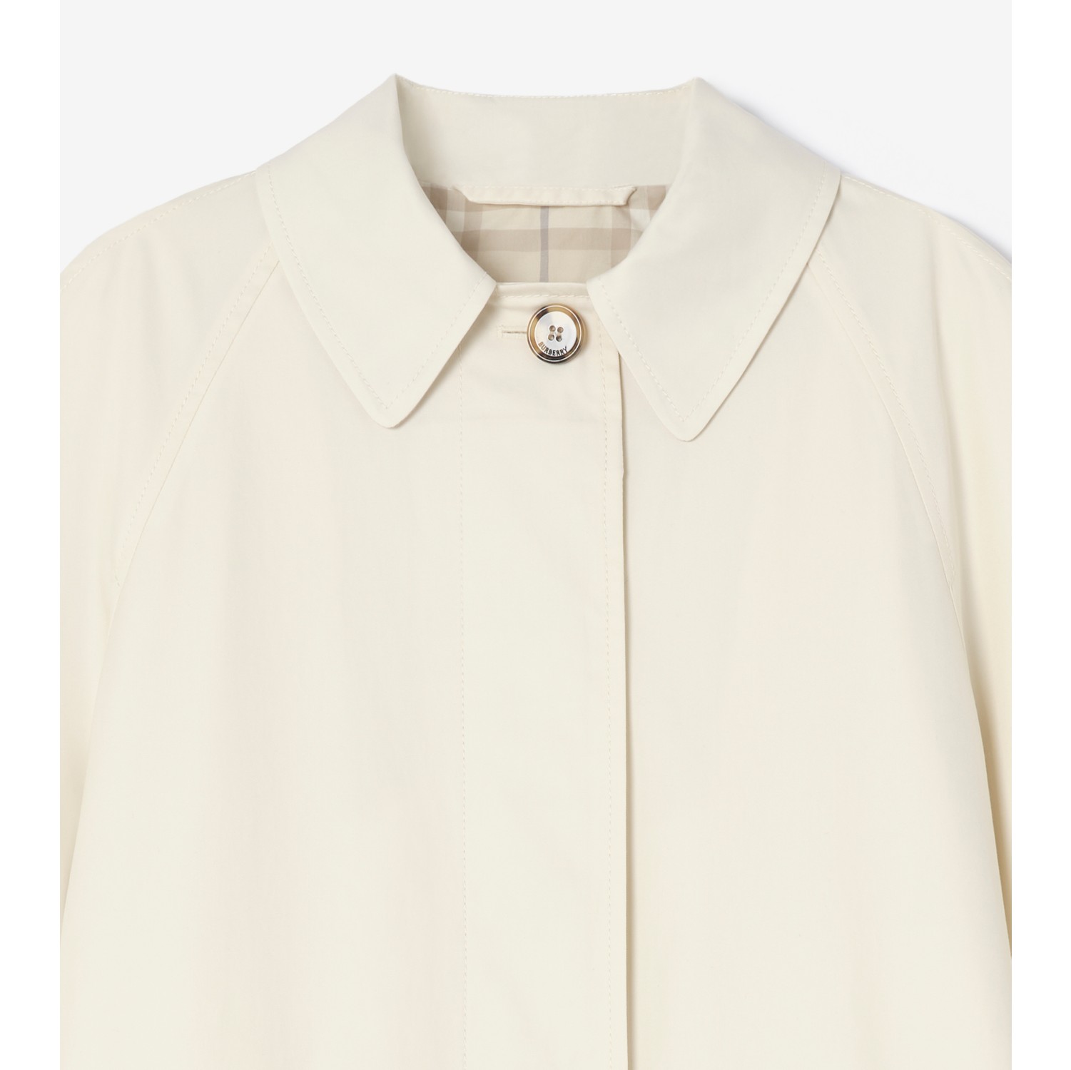 Long Tropical Gabardine Car Coat