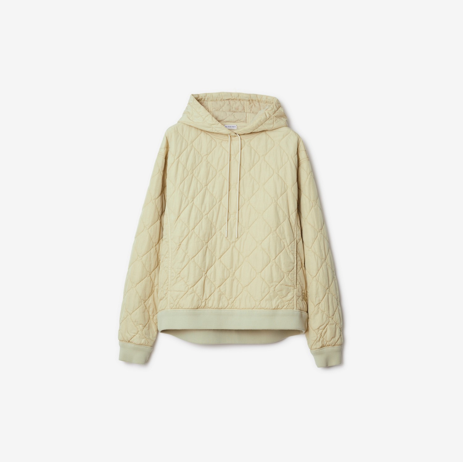 Quilted Nylon Hoodie