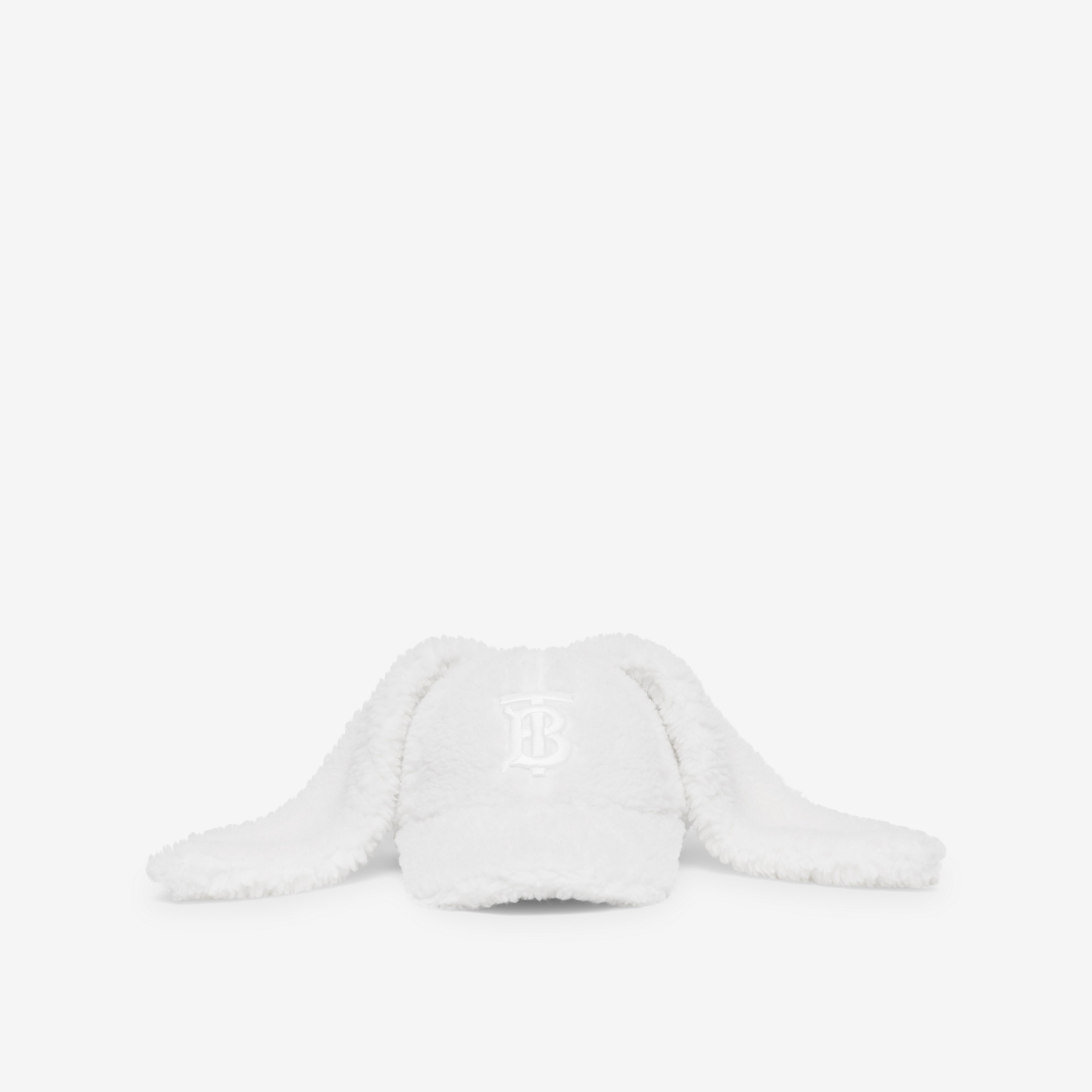兔子装饰绒头棒球帽 (白色) | Burberry® 博柏利官网 - 1