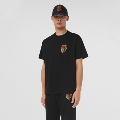 burberry t shirt black mens