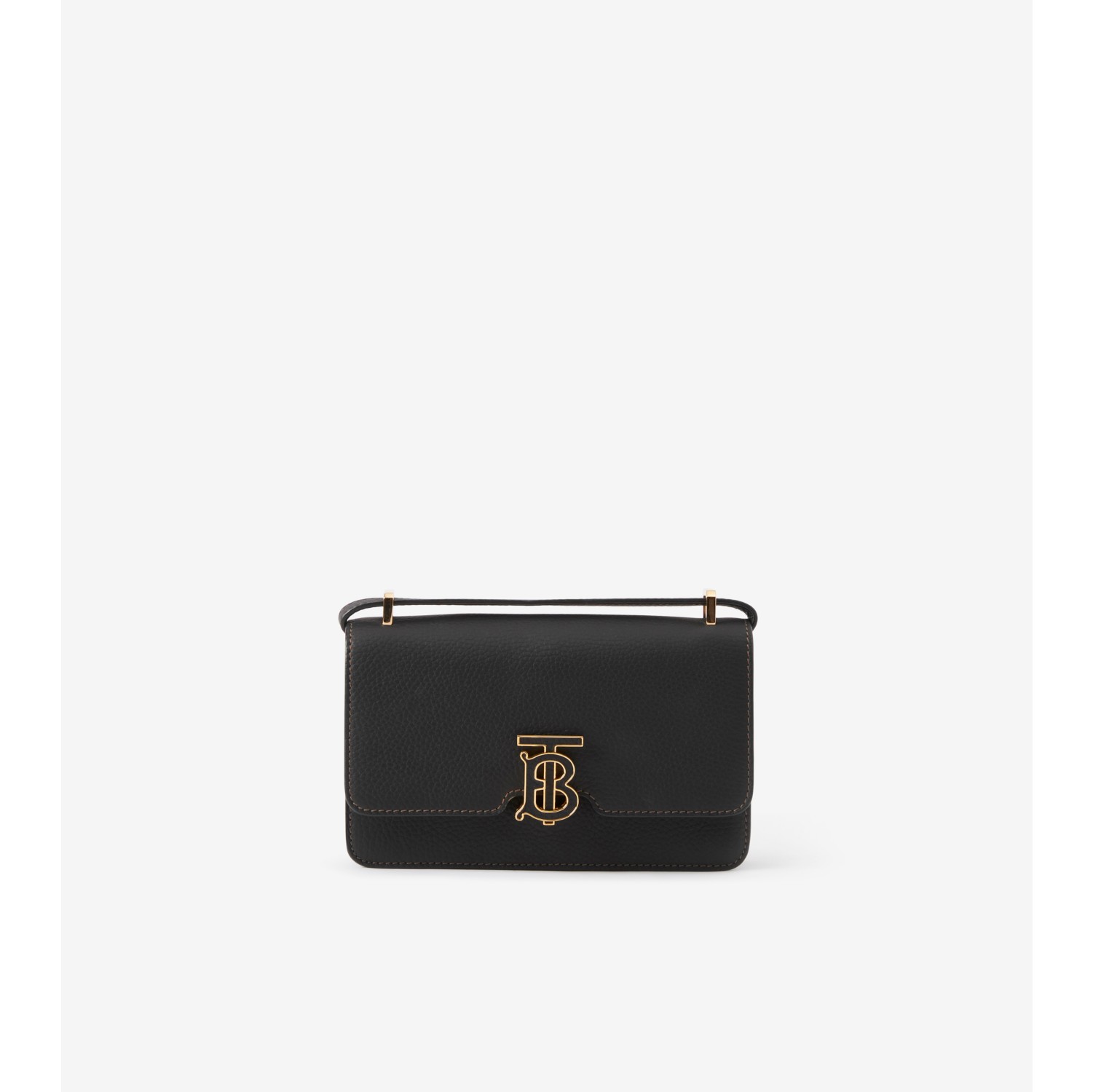 Mini TB Bag in Black Women Leather Burberry Official