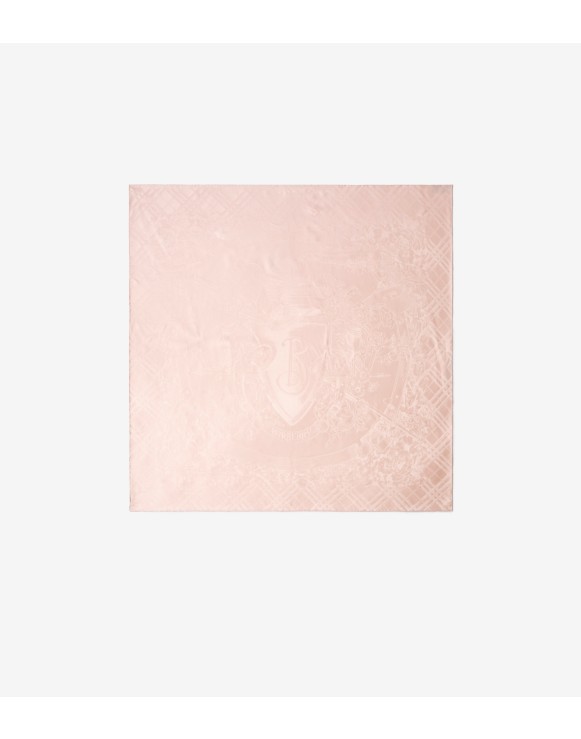 Floral Crest Silk Scarf