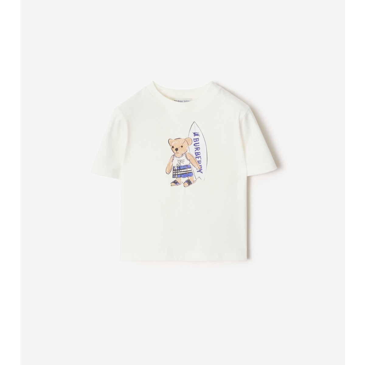  Printed Surfer Bear T-shirt
