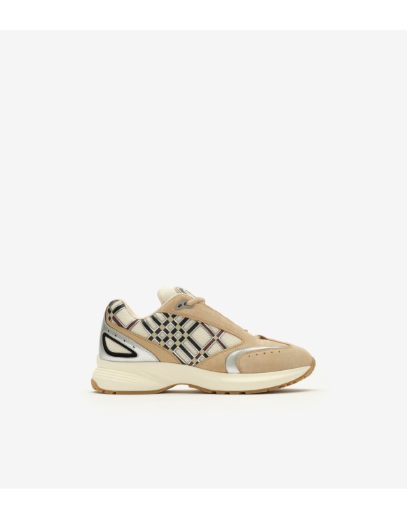 Nylon, Suede and Leather Eclipse Sneakers