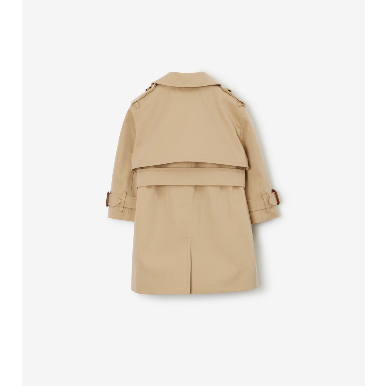 Gabardine Trench Coat in Honey Burberry Official