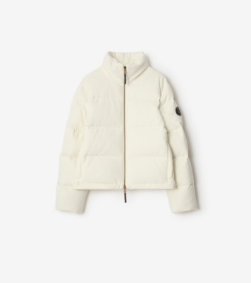 BURBERRY BLUE LABEL ダウンジャケット ホワイト 美品】BURBERRY バーバリーブルーレーベル ダウンジャケット M 白