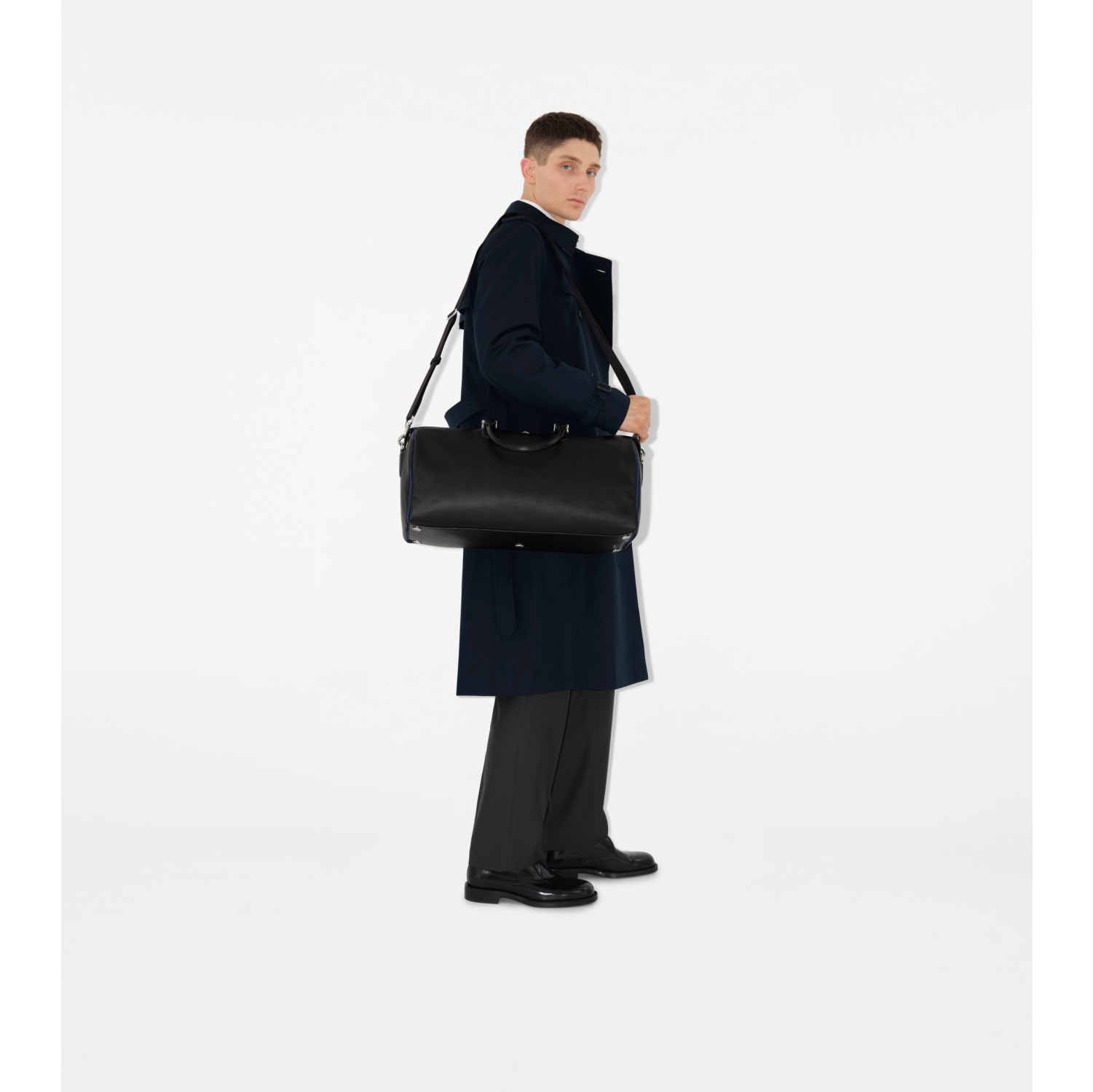 Heritage EKD Duffle Bag in Black - Men | Burberry® Official