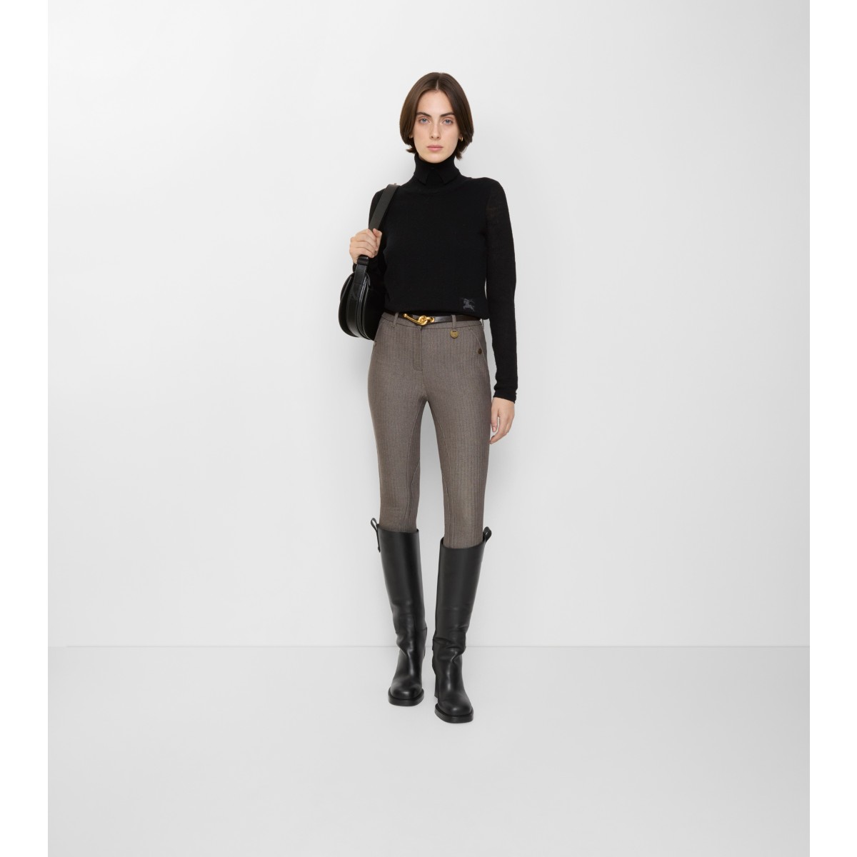  Herringbone Stretch Cotton Jodhpurs